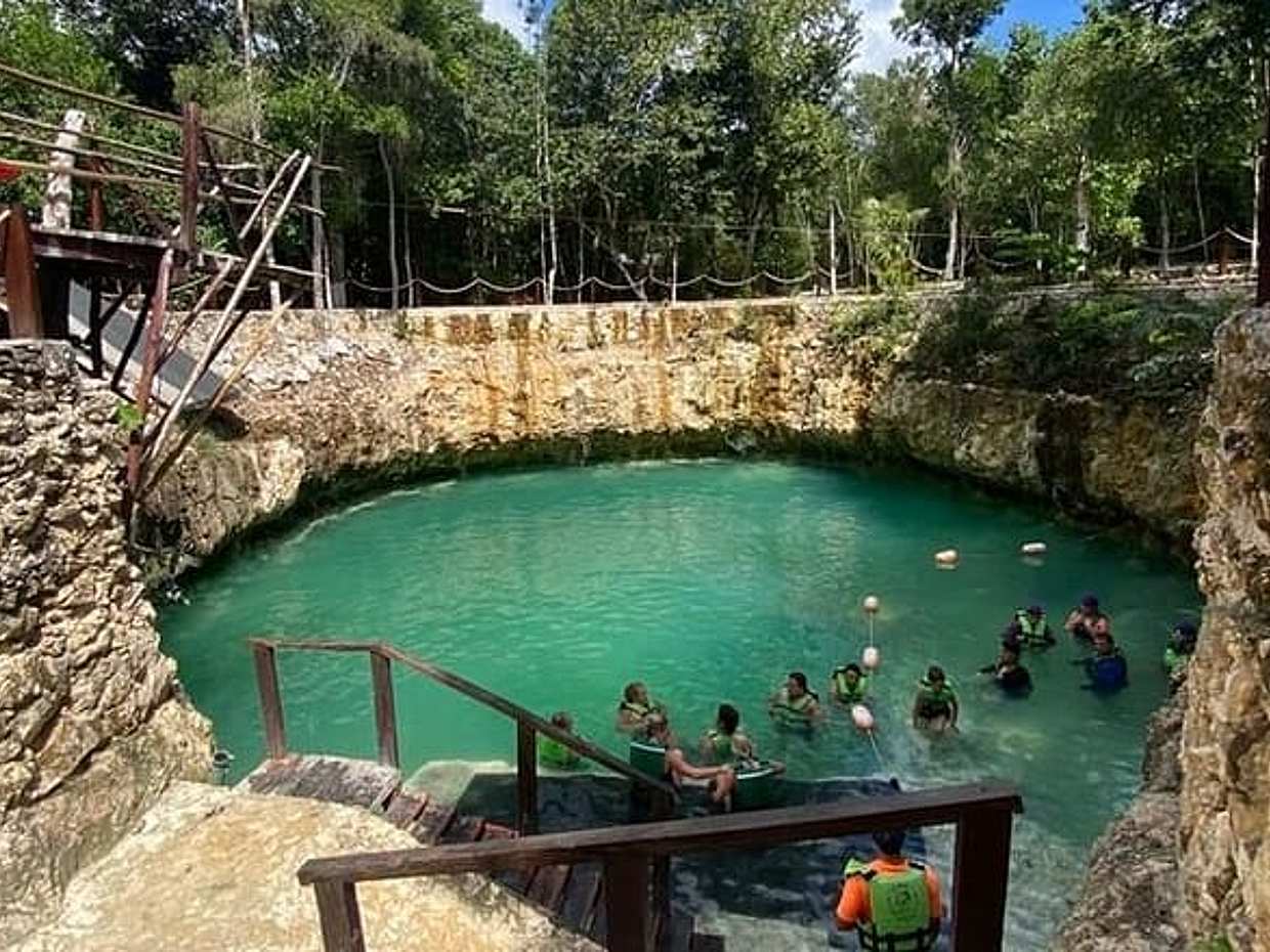 Complete Shared ATV Tour Horse Zip Lines Cenote and Lunch, photo 5