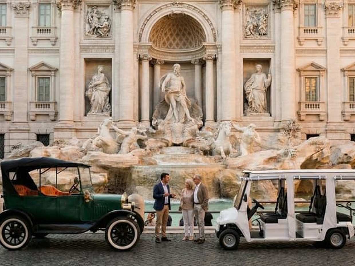 Verken Rome in een golfkar: privétour in Italië