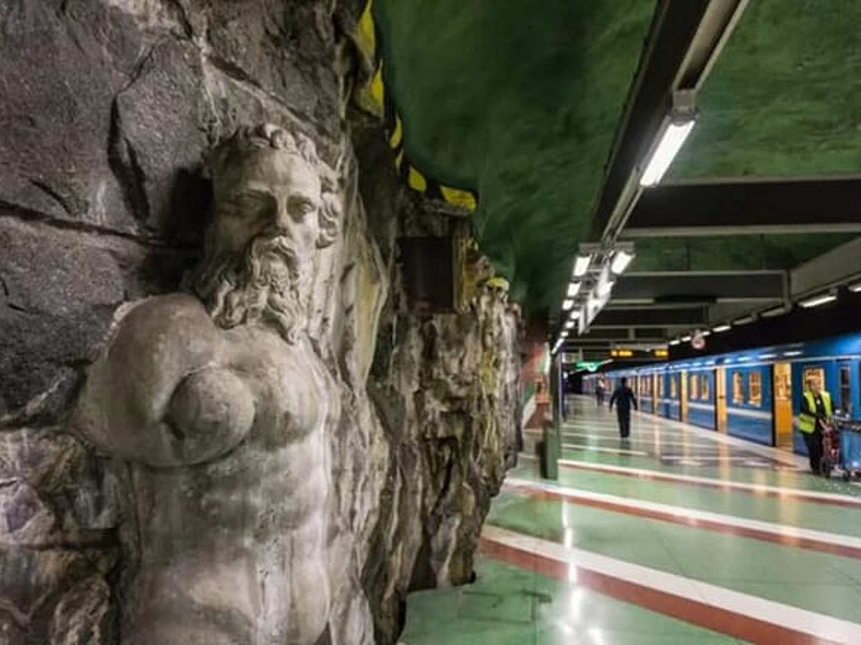 Stockholm U-Bahn-Kunst- und Fototour Die längste Galerie der Welt in Schweden, photo 5