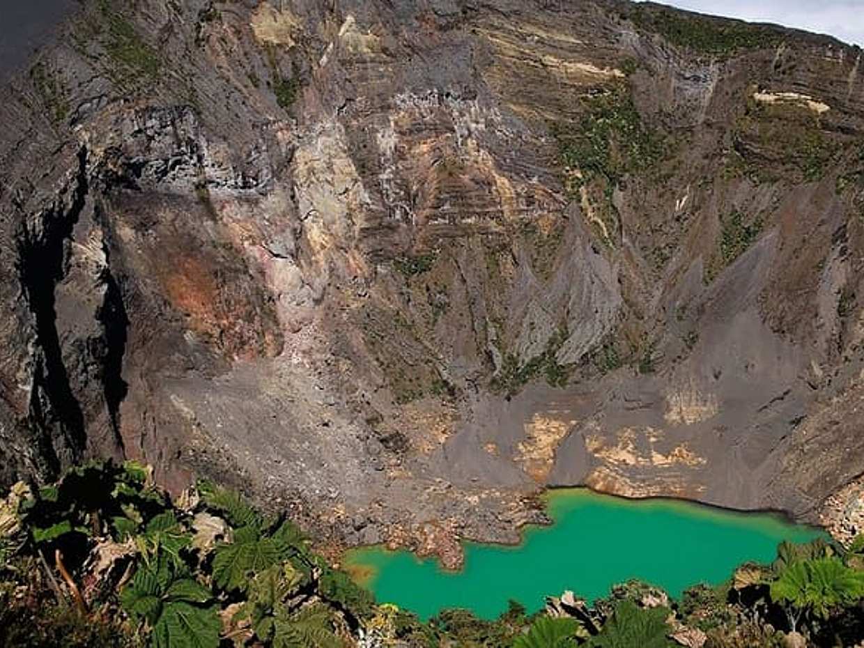 Irazu Volcano National Park, Cartago City and Orosi Valley from San Jose