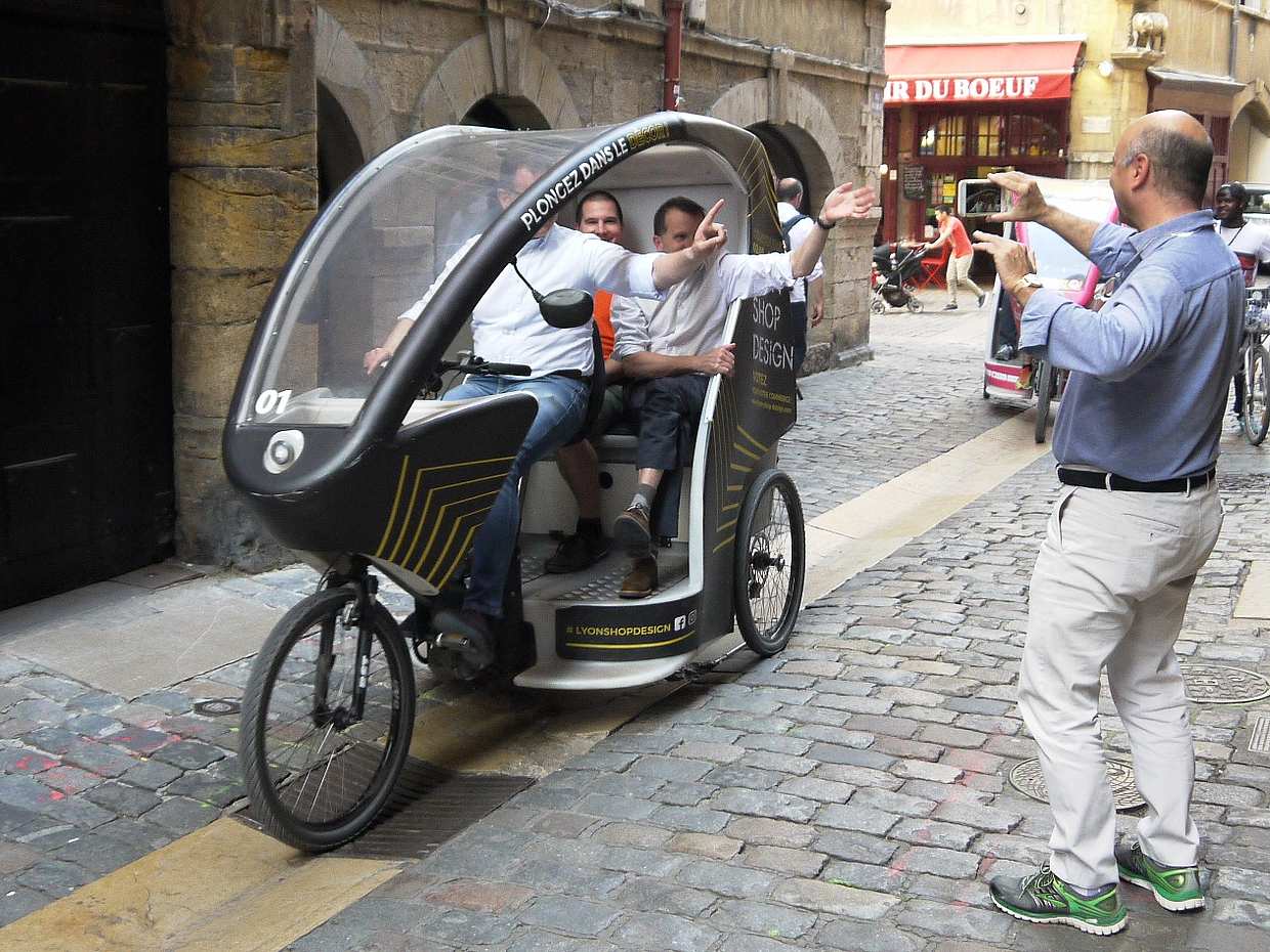 Ungewöhnliche Fahrradtour durch Lyon