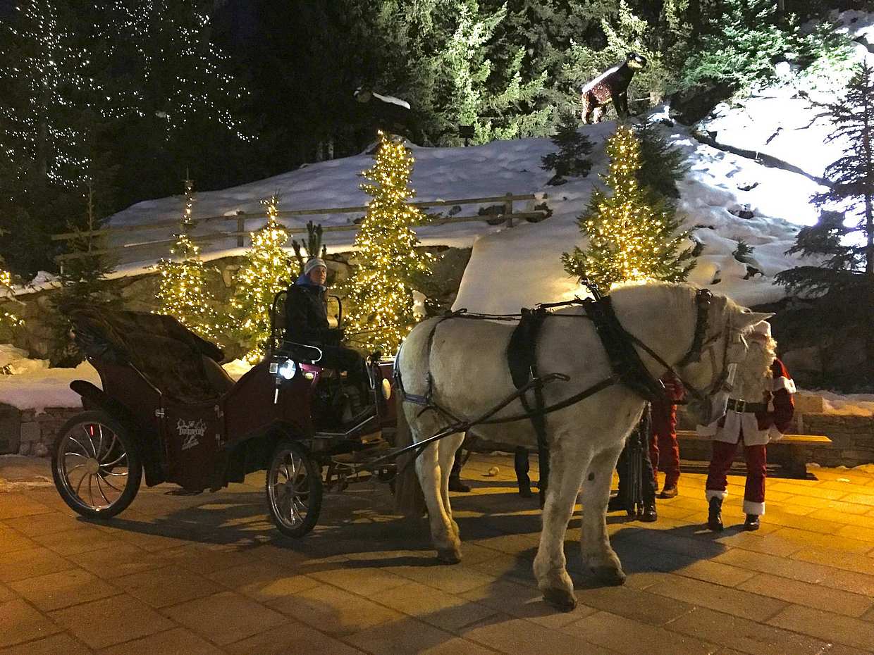 Kutschenfahrt in Courchevel