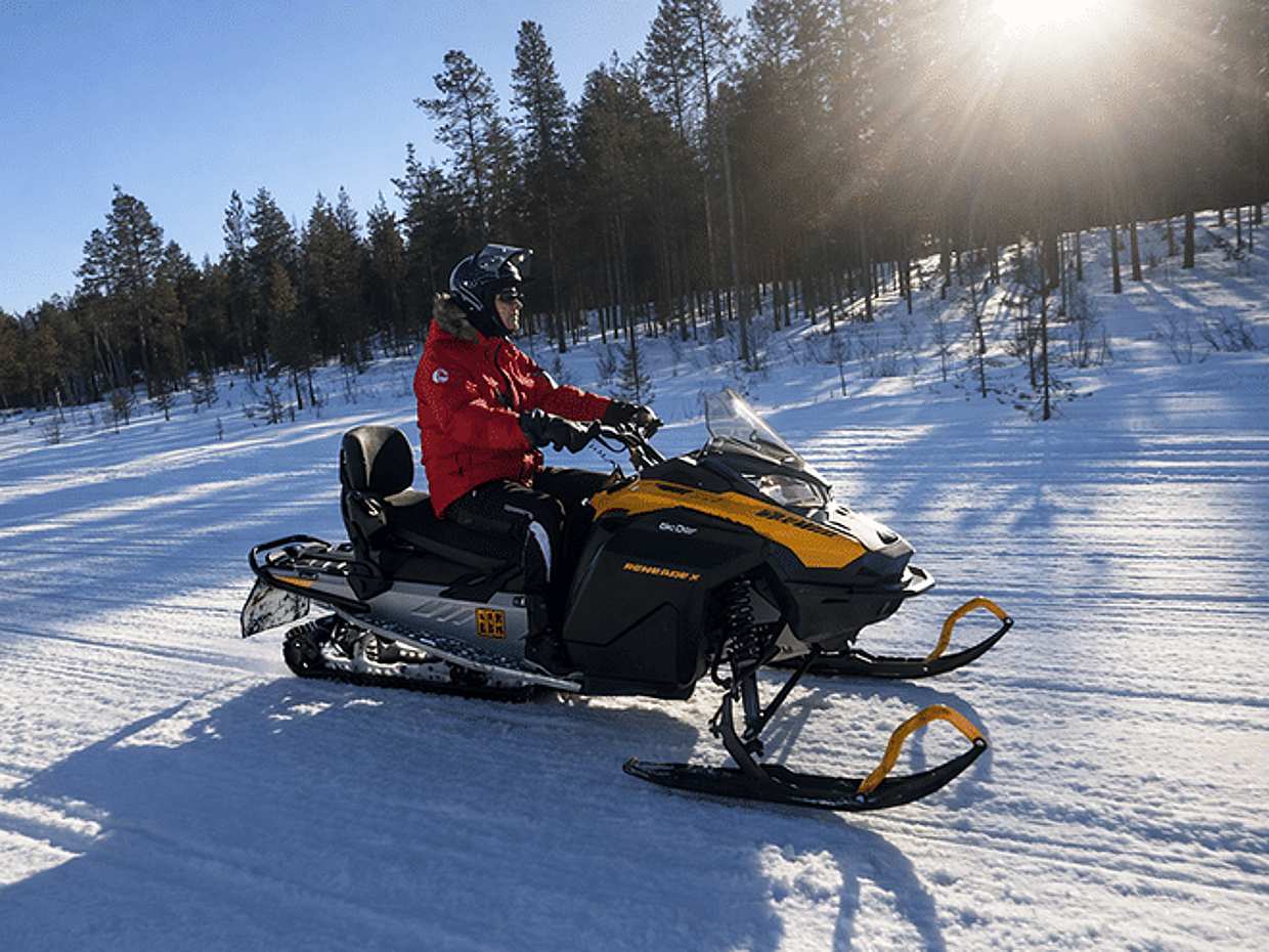 Extended Snowmobile Safari, Levi — long wilderness trails, adults only