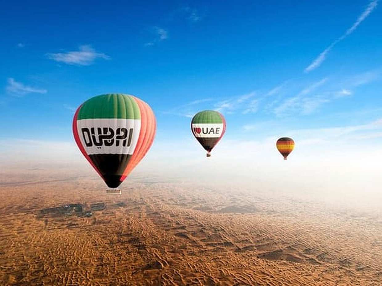 Hot Air balloon Dubai Morning Tour  in United Arab Emirates, Sharjah