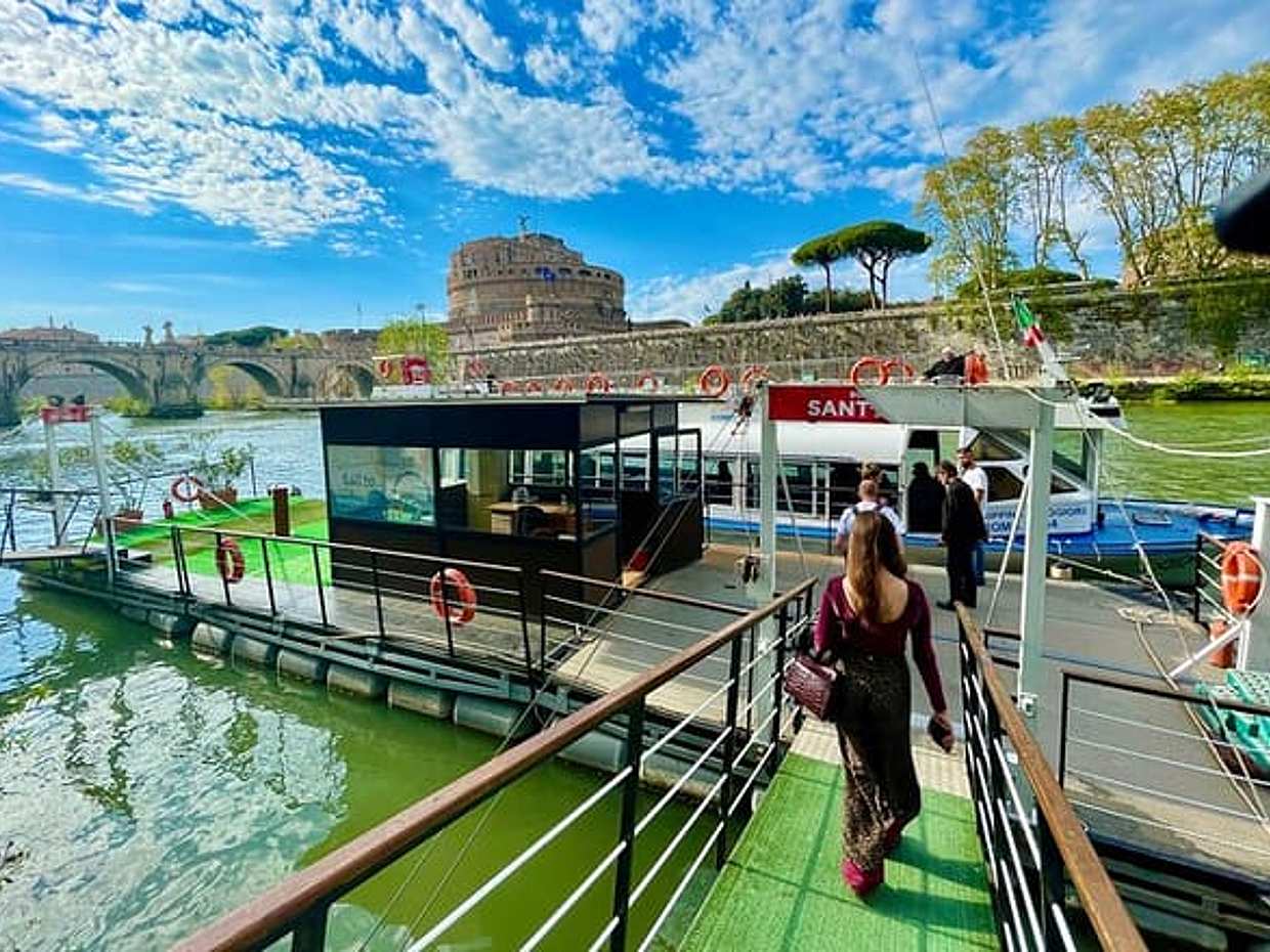 Rome Tiber RiverBoat Ride and Visit the Pantheon at your own pace