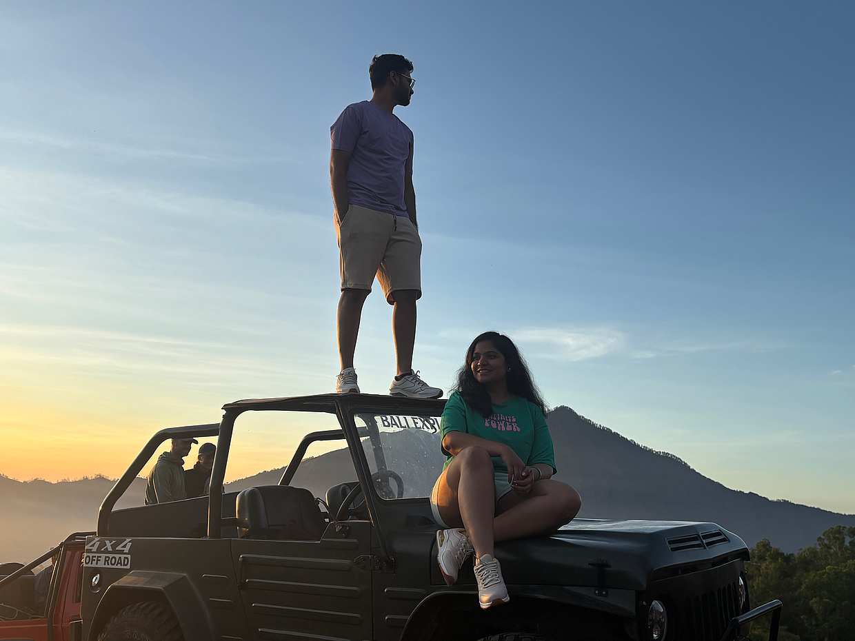 Mt Batur Sunrise на джипе и природные горячие источники в Индонезии, гора Батур.
, photo 5