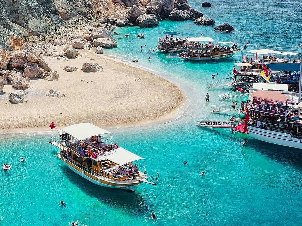 Adrasan Suluada Insel Bootstour mit Mittagessen ab Antalya in der Türkei
