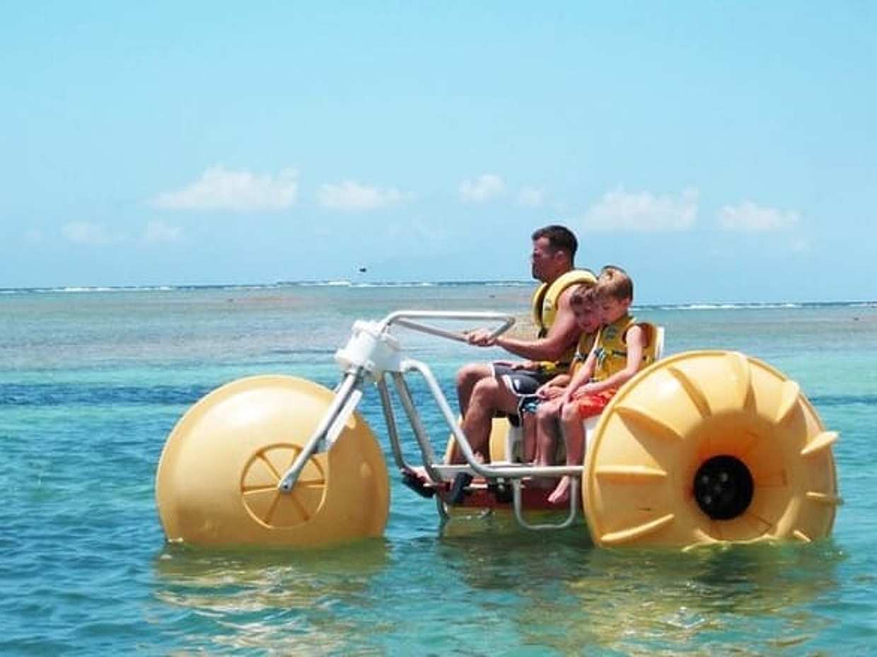 Water Bike à The Palm Dubaï aux Émirats Arabes Unis, photo 2