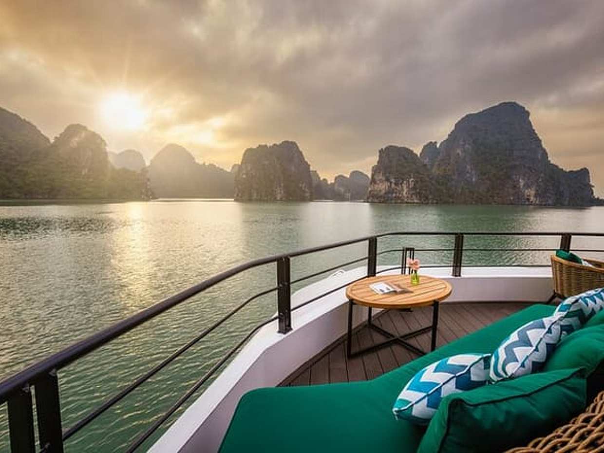 Ha Long and Lan Ha Bays Day Cruise by Catamaran from Hanoi, Vietnam