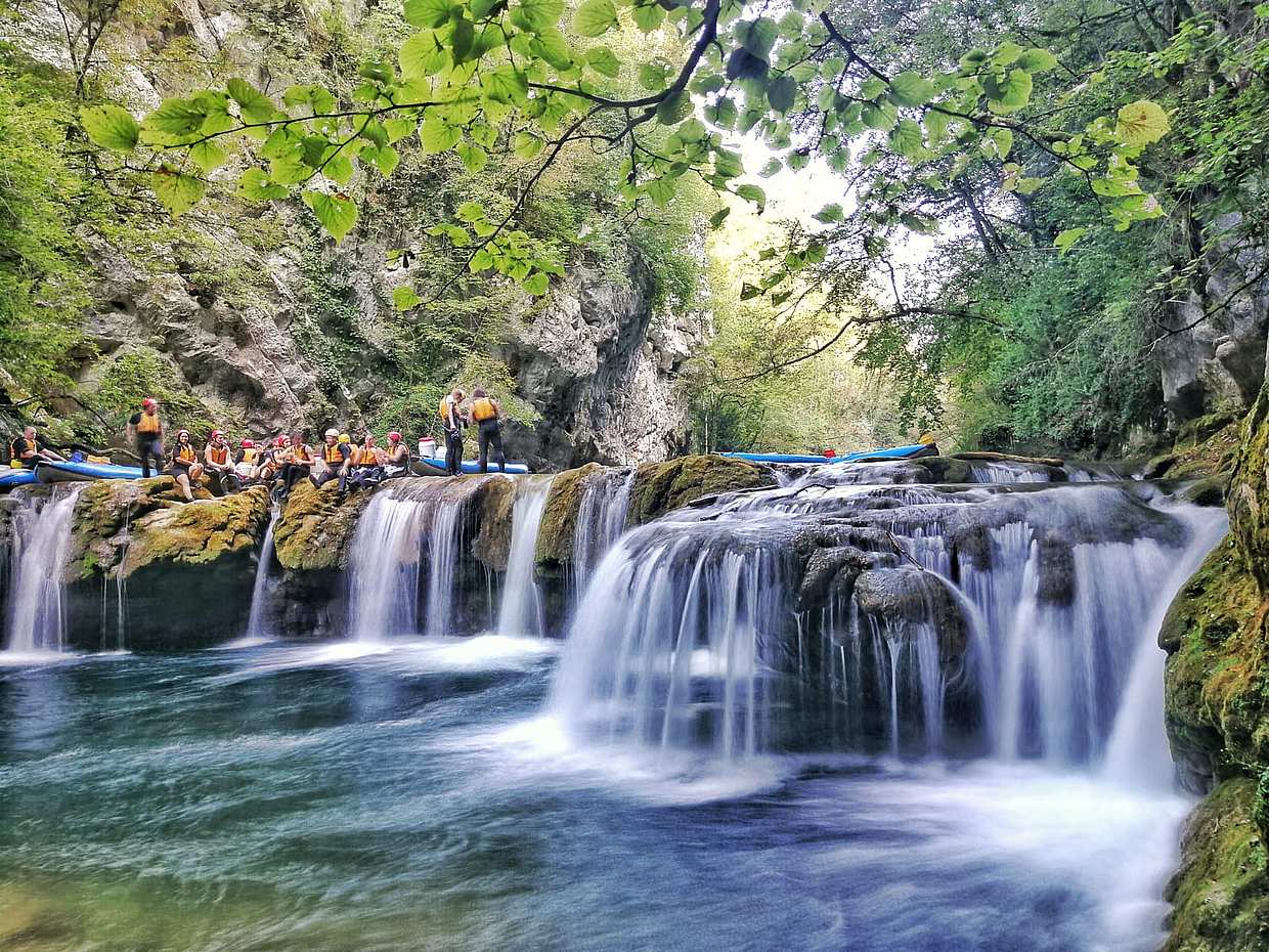 Каякинг в каньоне Мрезница, Хорватия, Мjесто Примишлье.
, photo 5