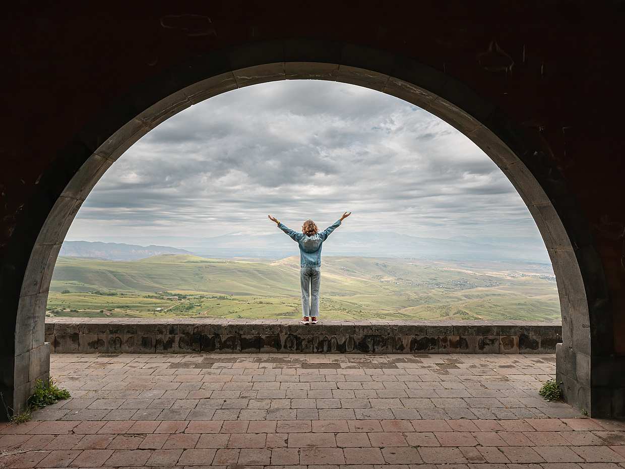 Private Tour to Charent's Arch, Garni Temple, Geghard Monastery and Symphony of Stones in Yerevan, Armenia
