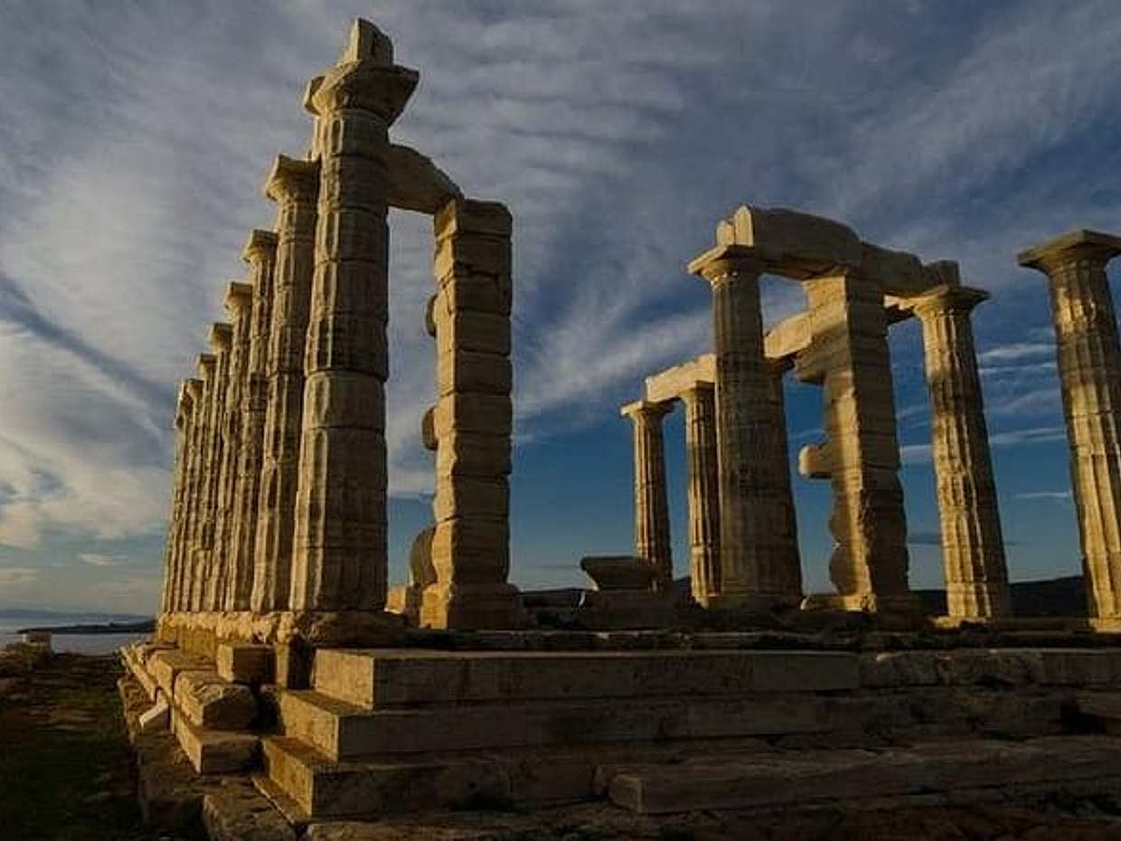 Cape Sounio in Greece, Athens