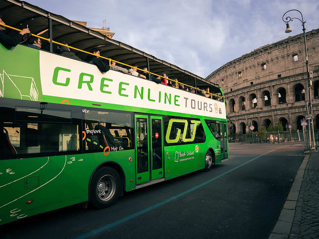 Hop-on Hop-off Panoramic Rome Bus Tour Daily Ticket in Italy, Hop-on Hop-off Bus Rome