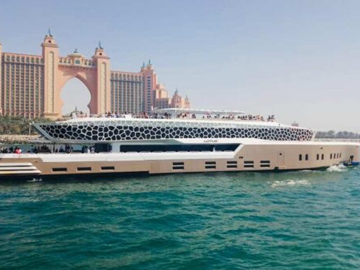 Dubai Lotus Mega Yacht Dinner Cruise with Private Transfers in United Arab Emirates, photo 2