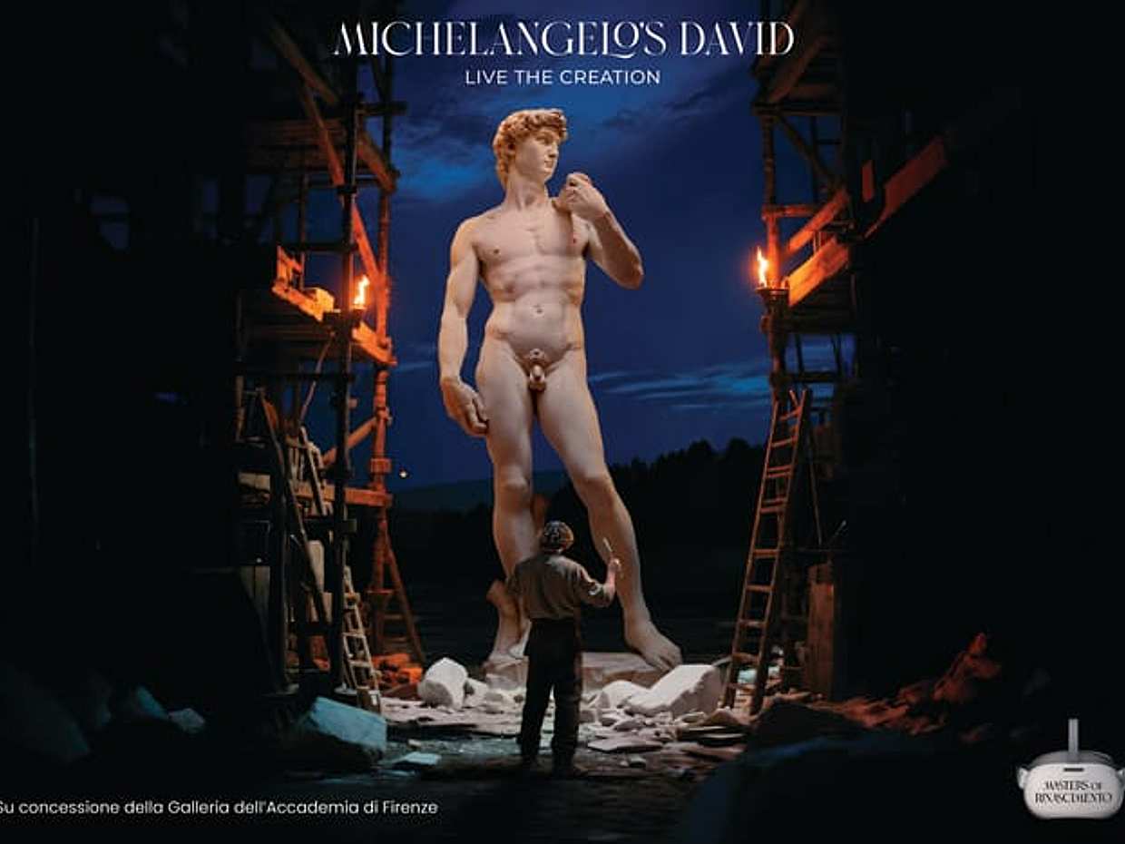 Michelangelo'David Live the creation VR experience