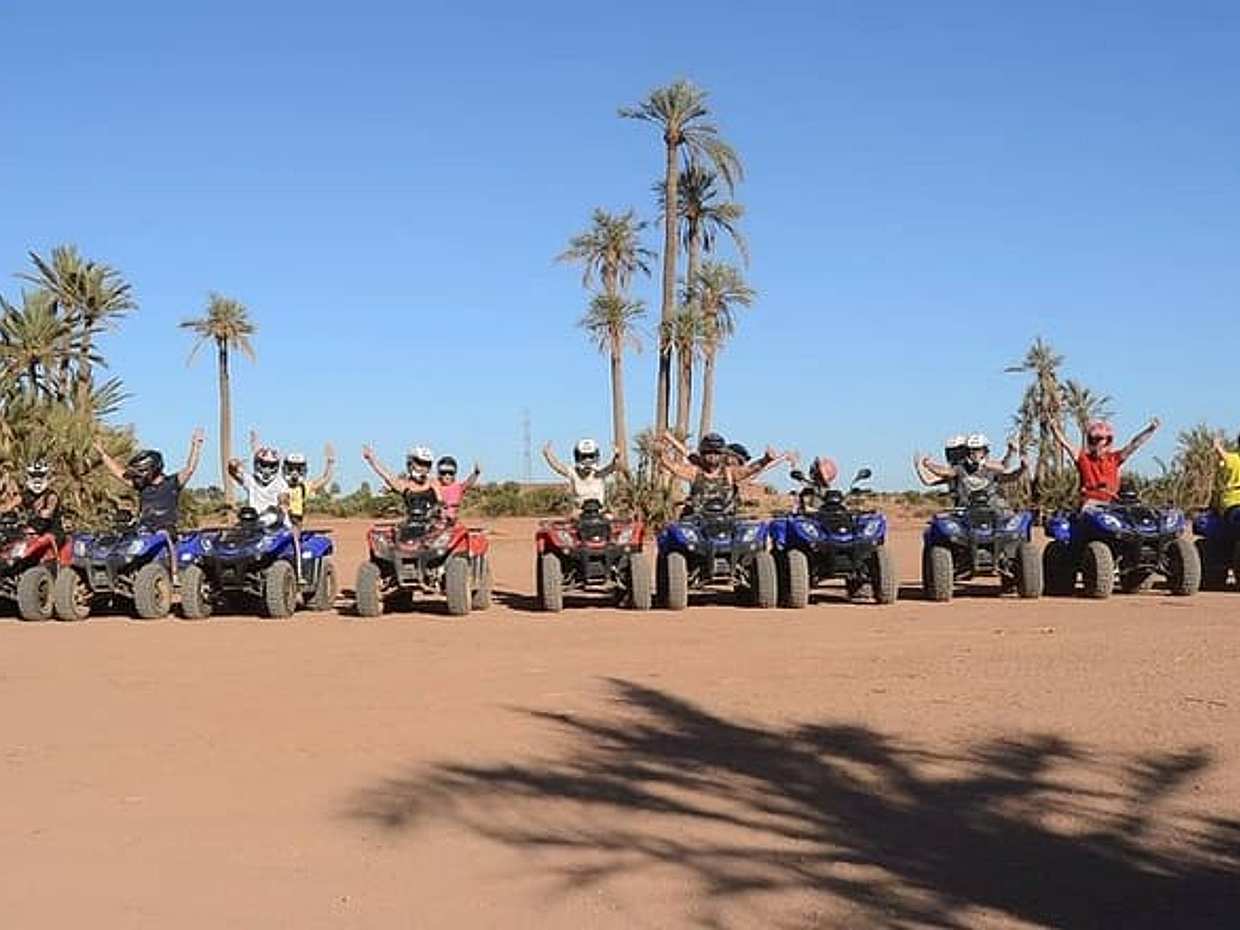 Quad bike tour in the palm groves of Marrakech