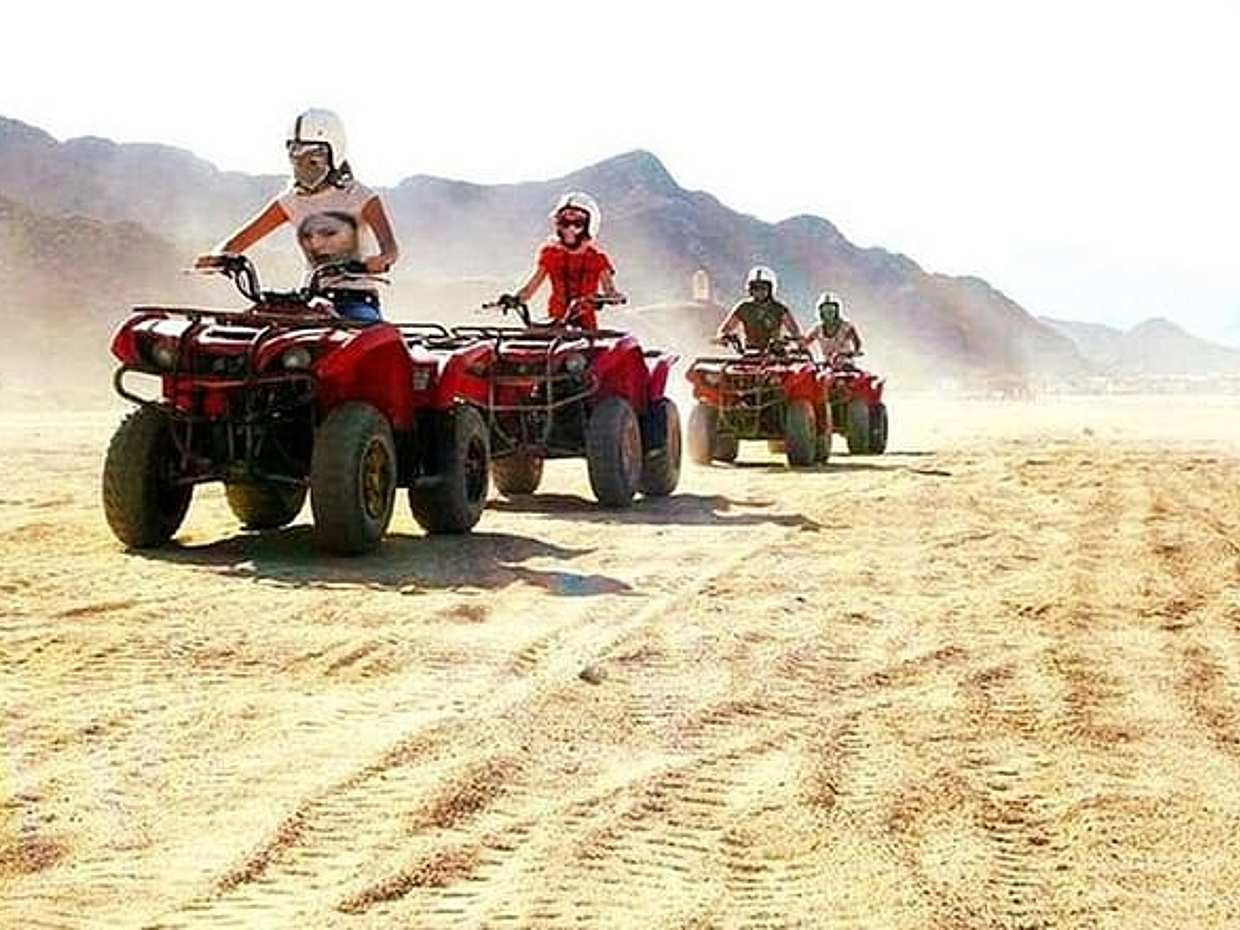 PRIVATE ATV Quad Bike Tour at Pyramids of Giza with Lunch, photo 4