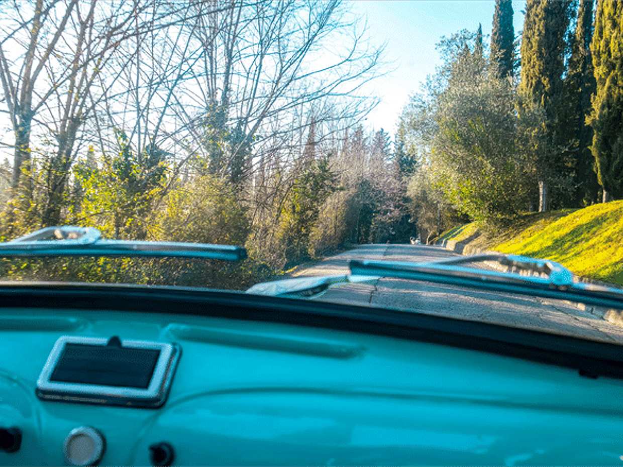"Private Vintage FIAT 500 Fahrt in den toskanischen Hügeln mit Verkostung von Florenz in Italien", photo 2