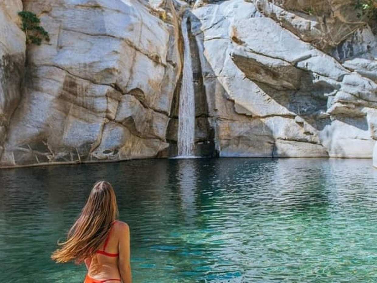 Los Cabos: Hiking at the Fox Canyon with Waterfall