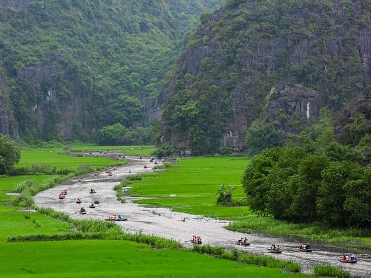 Mua Cave, Tam Coc, Hoa Lu, Famer's House, Group of 09 Guests