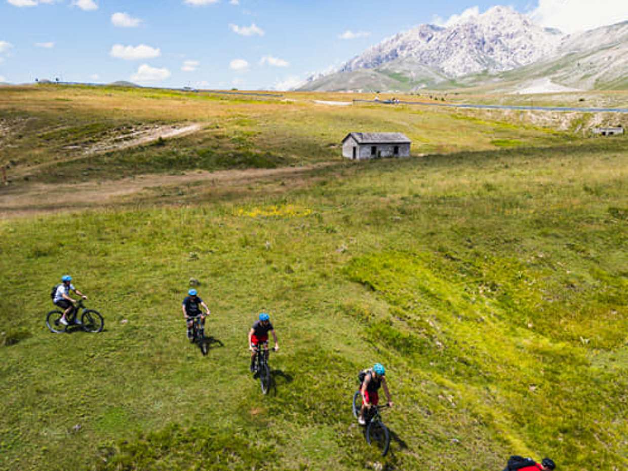 Gran Sasso by E-Bike: Villages, Mountain, and Canoeing on the Tirino River