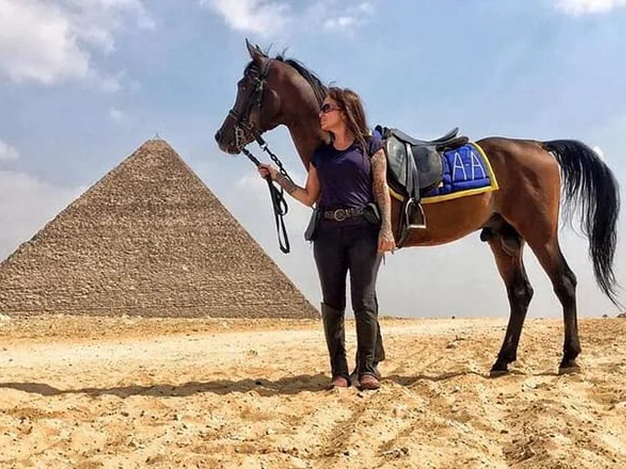 Private Arabian Horses Ride at the Pyramids With Pickup, photo 4