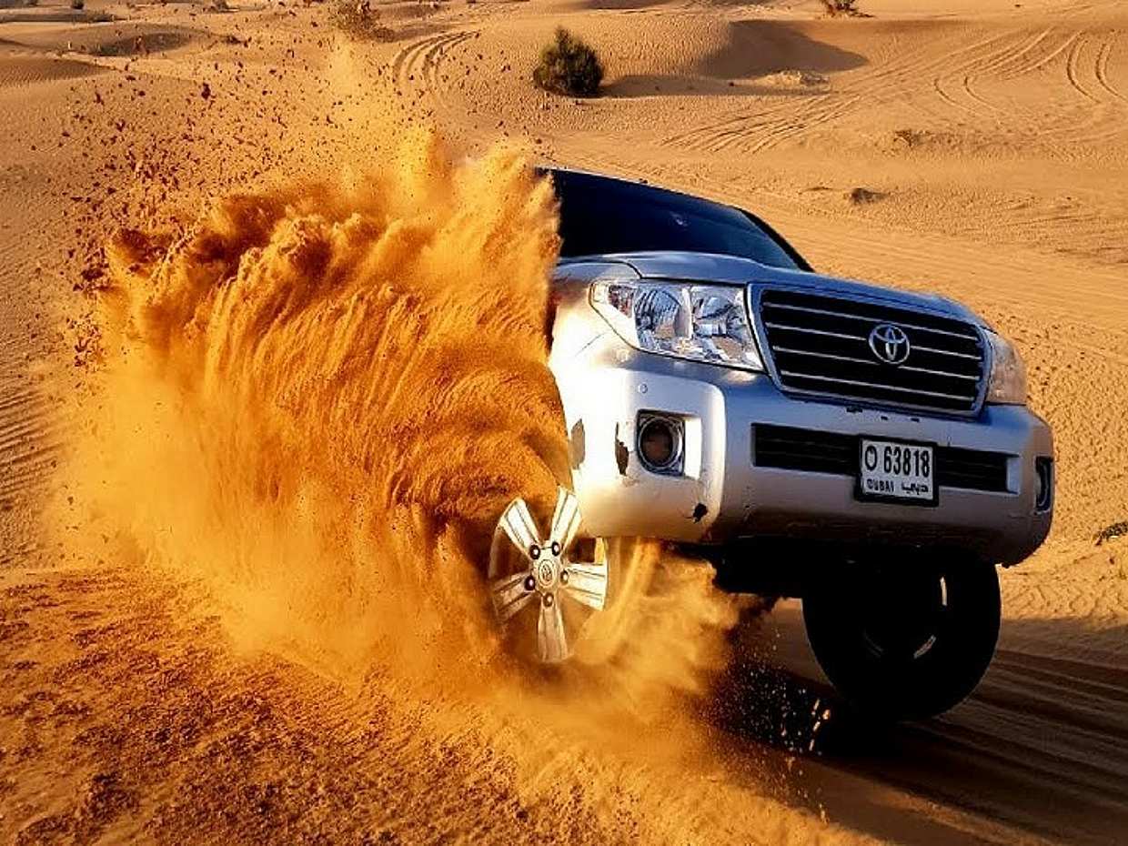 Shared Desert Safari with Normal BBQ Dinner in United Arab Emirates, Dubai