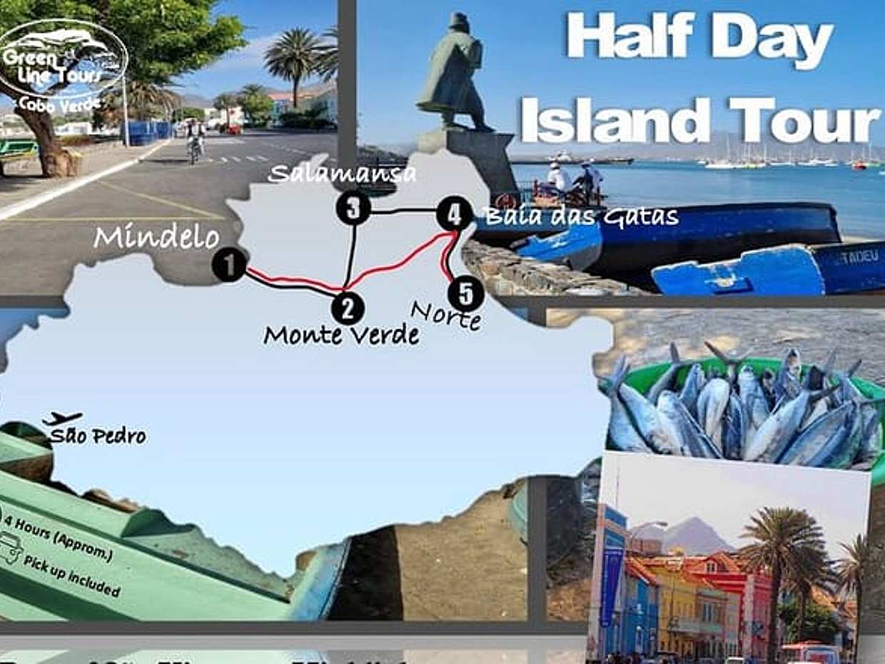 Medio día excursión por la isla, São Vicente, 4h, Cabo Verde