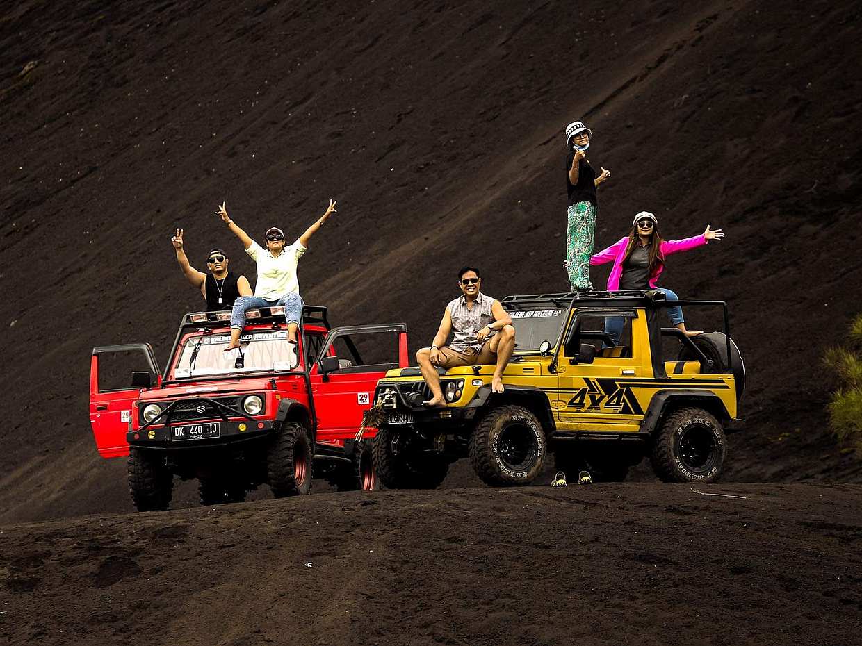 Jeep Sunrise and Hot Springs Private Driving Tour in Bali, Indonesia
