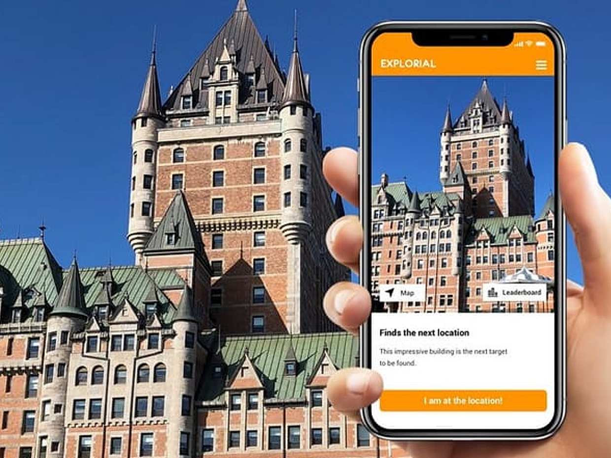 "Québec Selbstgeführte Stadtführung & Schnitzeljagd in Kanada, Québec City"