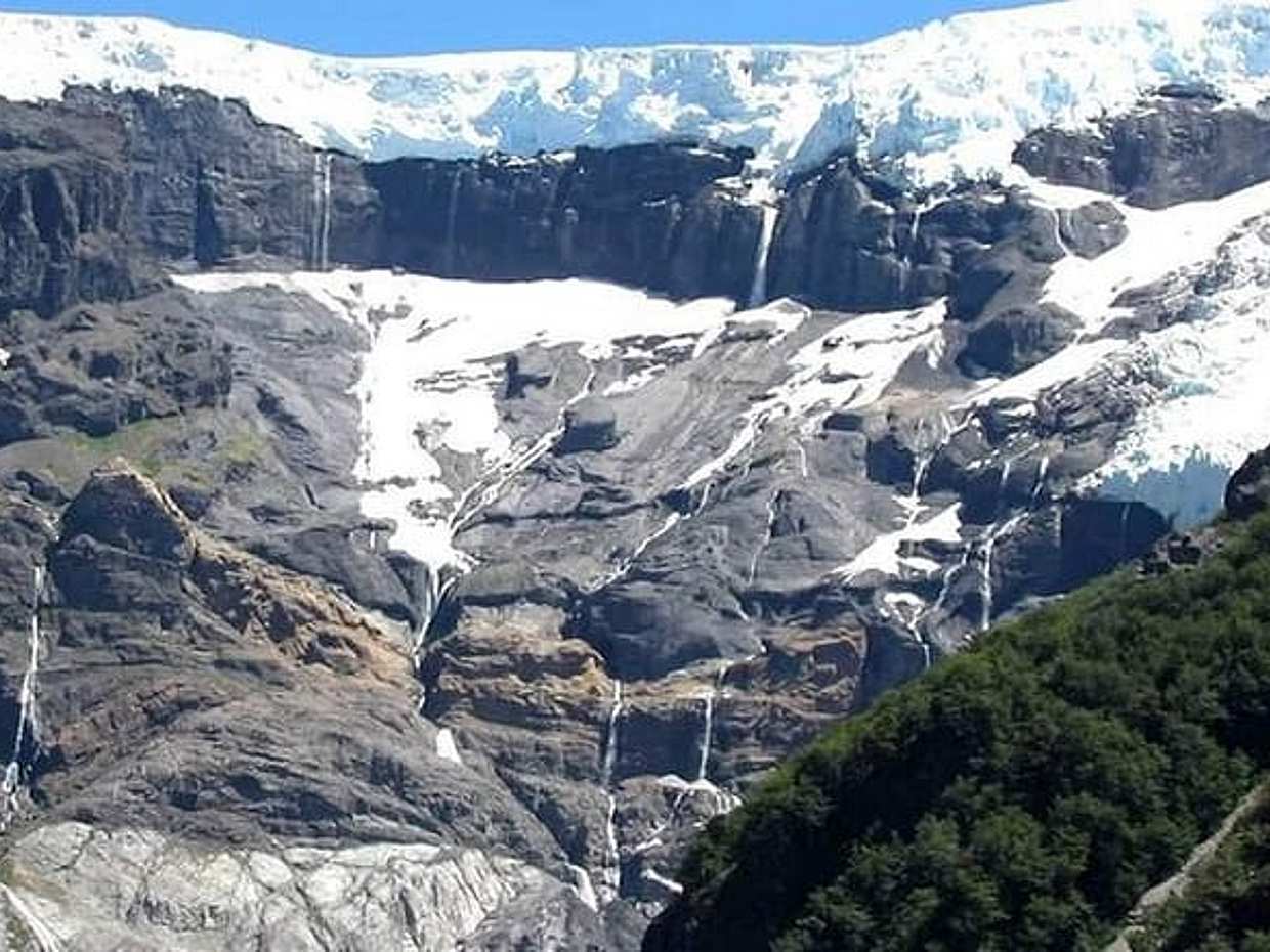 Cerro Tronador en Gletsjer Negro - Bariloche, Argentinië, photo 3