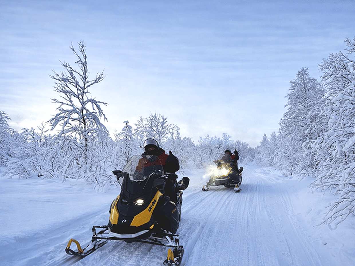 Levi Summit Snowmobile safari - for adults single drivers only, photo 2