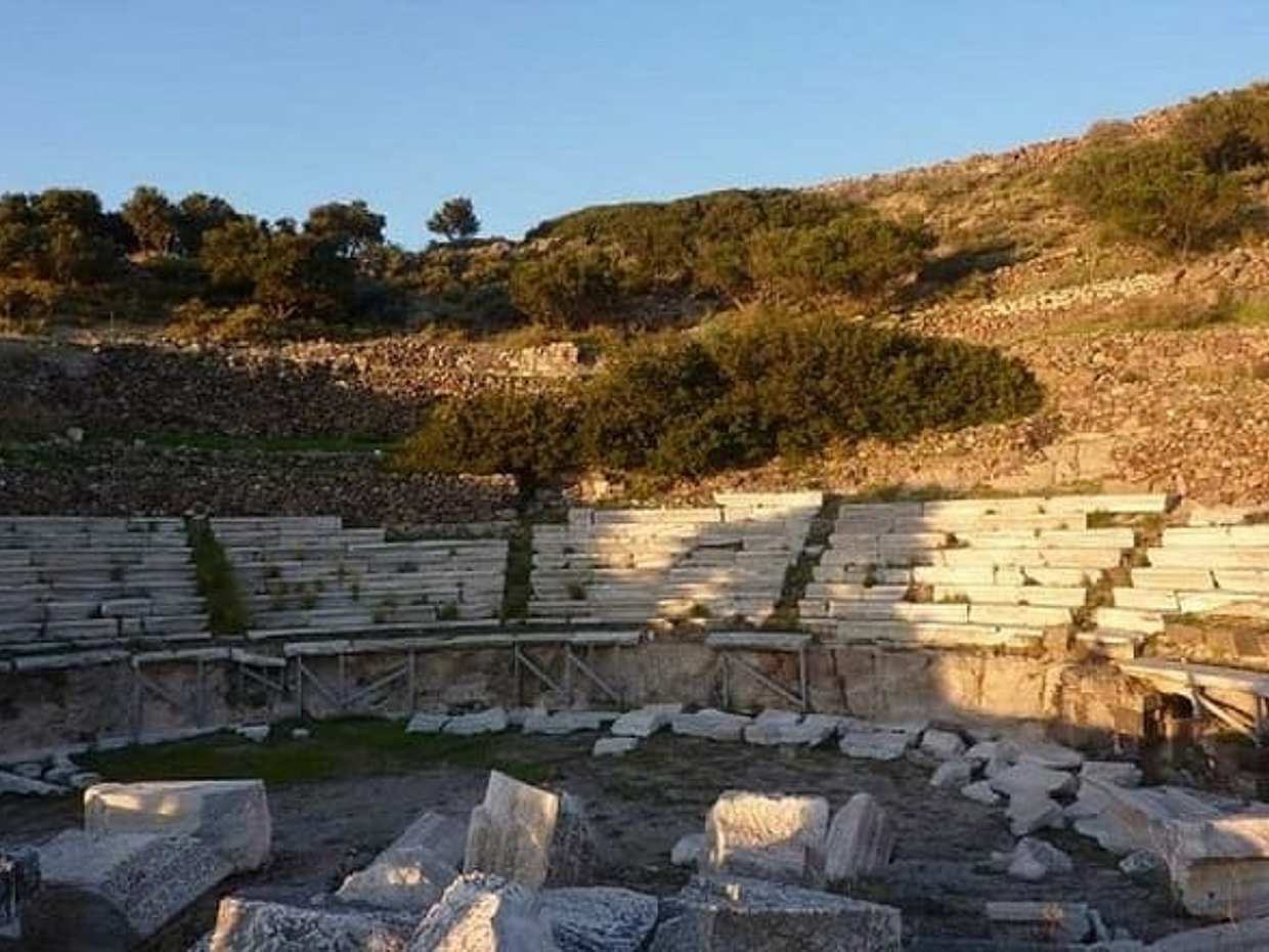 Walk Thru Ancient City of Milos  in Greece, Laurium