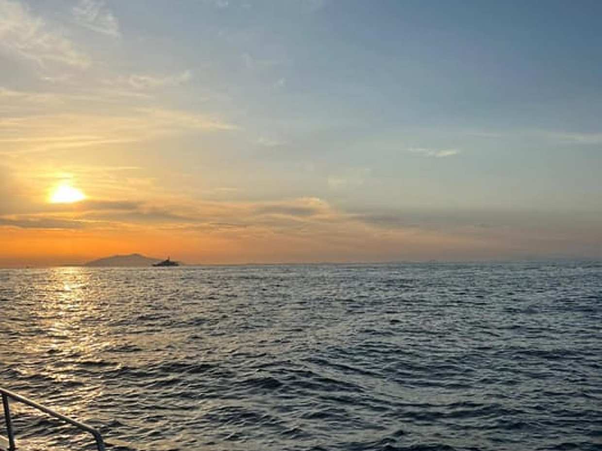 Sonnenuntergang an Bord in Italien, Marina Grande, photo 5