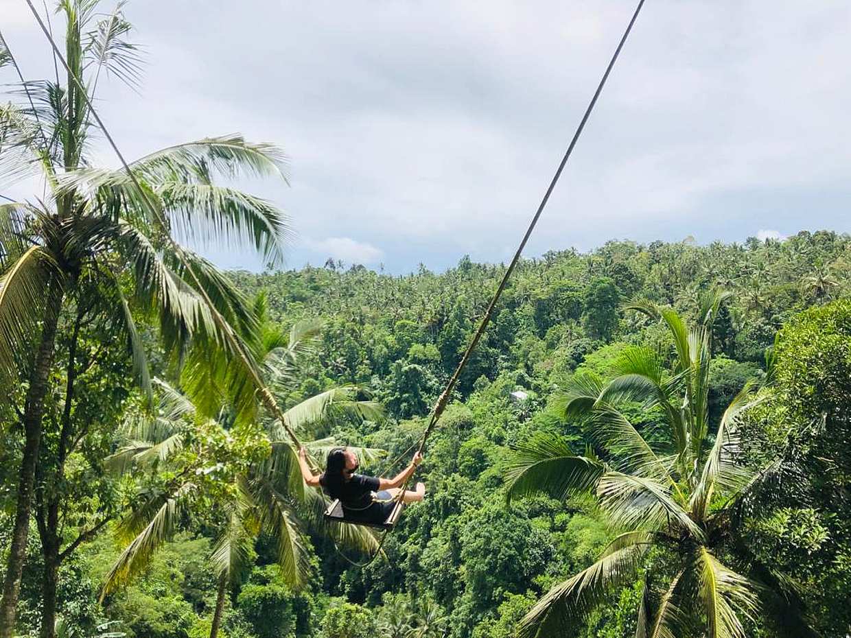 Jungle Ayung River Swing Experience