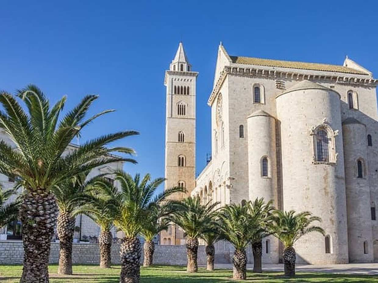 Private transfer: Naples to Lecce,2h of sightseeing stop in Trani