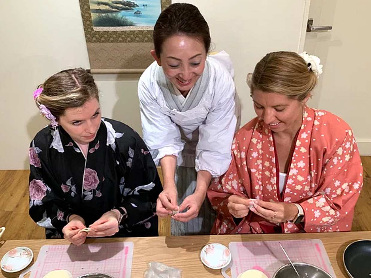 Gyoza Making in the Center of Kyoto, Japan