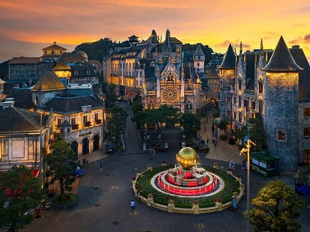 Ba Na Hills Sunset Tour with Golden Bridge & Night Dragon Bridge in Vietnam, Da Nang, photo 3