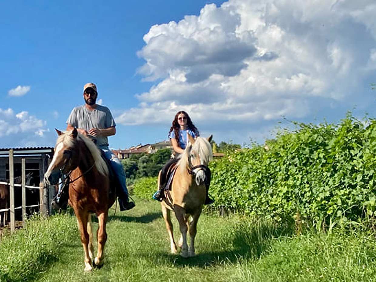 Horseback Riding with wine tasting in Lake Garda vineyards
