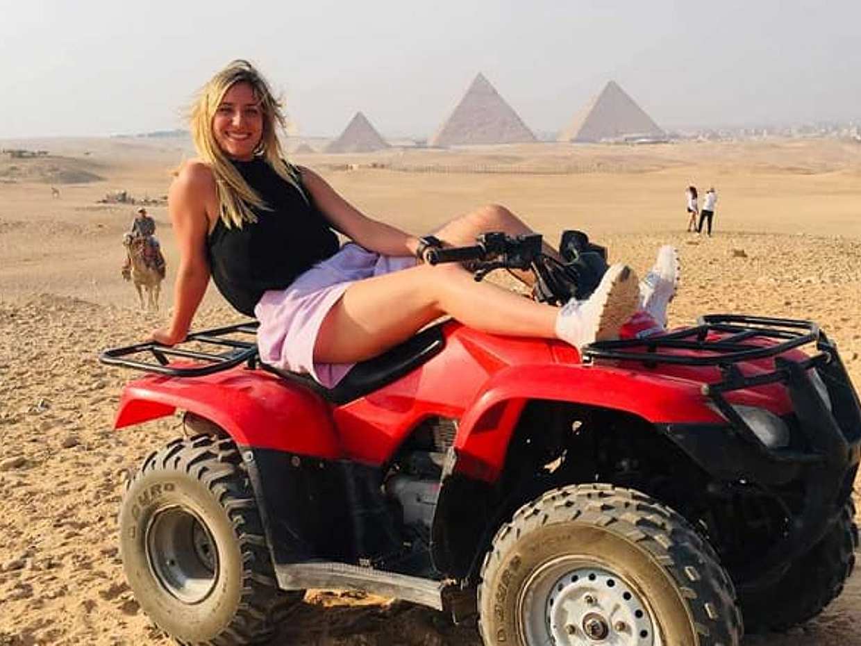 Atv Quad Bike Ride At Giza Pyramids