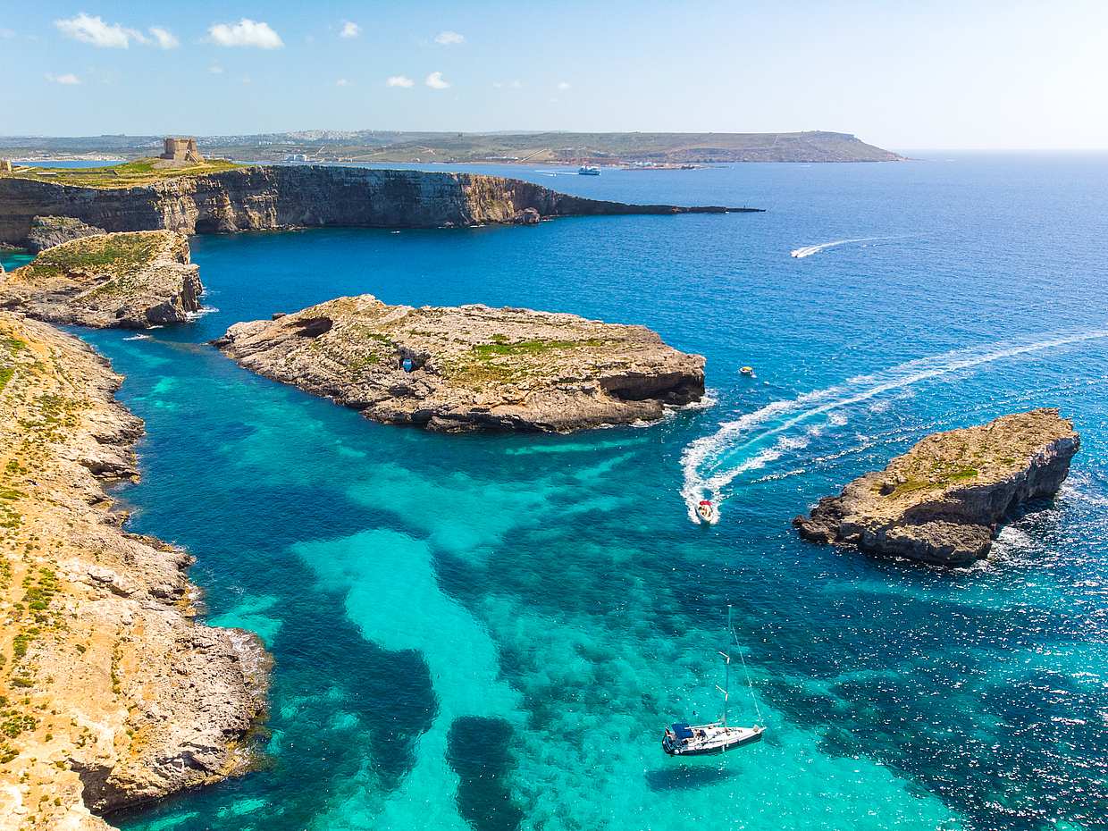 Comino, Laguna Azul, Ferry de Regreso, Malta
, photo 4