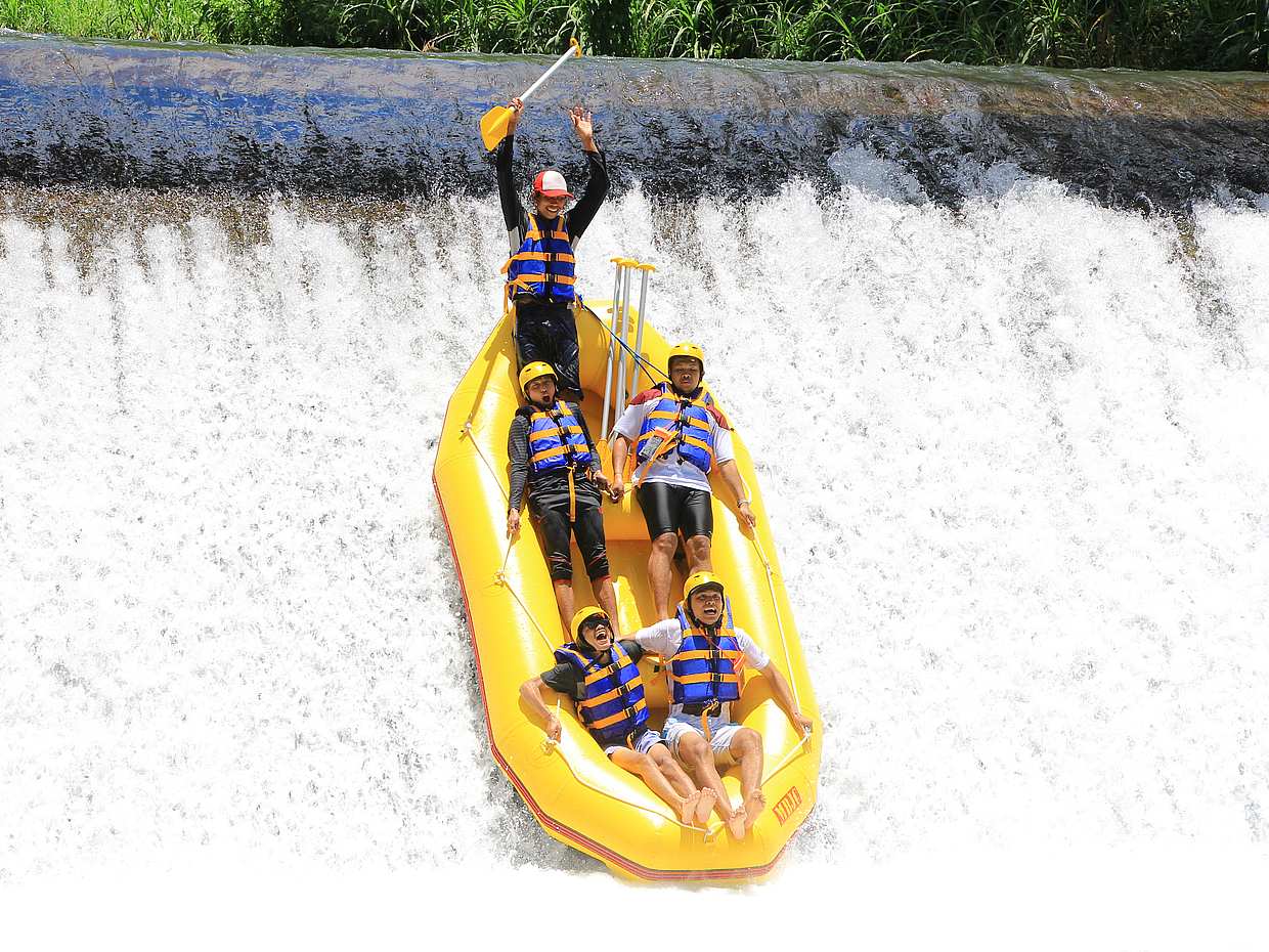 Telaga Waja River White Water Rafting in Indonesia, Bali