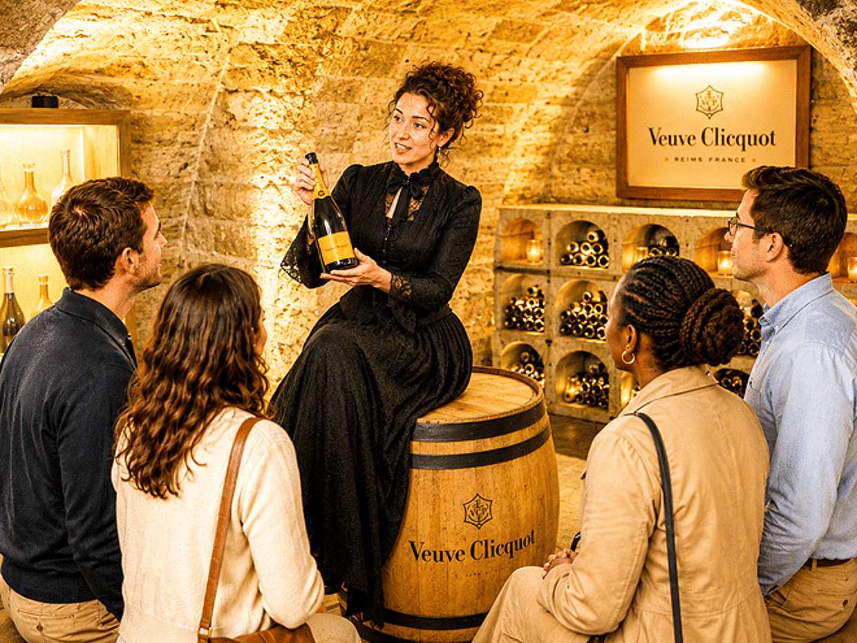 Champagne tasting with the Veuve Clicquot