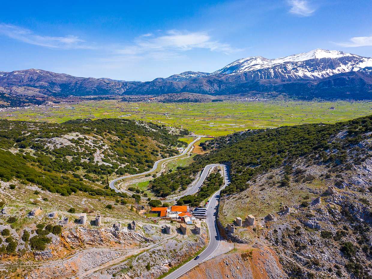 Lassithi-Hochebene und Zeus-Höhle von Heraklion, Griechenland