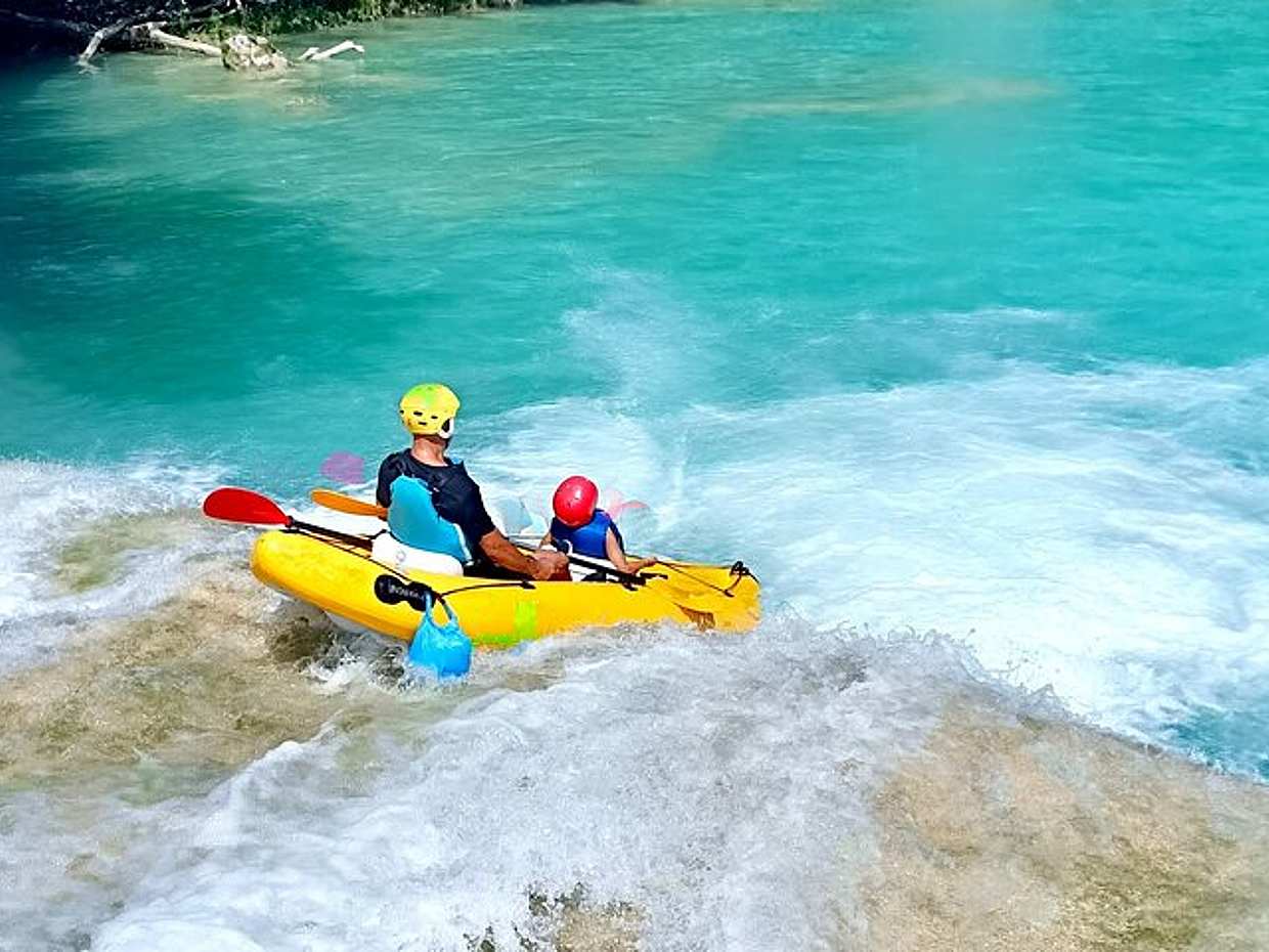 Aventura de Caiaque, Rio Mreznica Superior, Slunj, Croácia