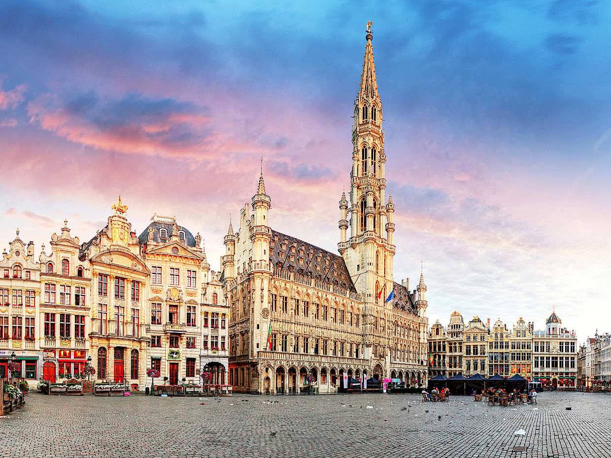 Brussels Highlights Walking and Bus Tour in Belgium
