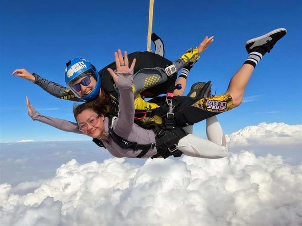 Sky dive dubai, United Arab Emirates