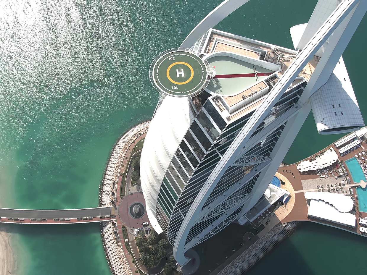Dubai Helicopter from Atlantis the Palm Helipad Tour in United Arab Emirates