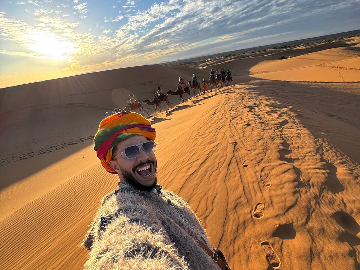 Marrakech: Excursión de 3 días al desierto de Merzouga y noche en campamento de lujo en Marruecos, Marrakech.
