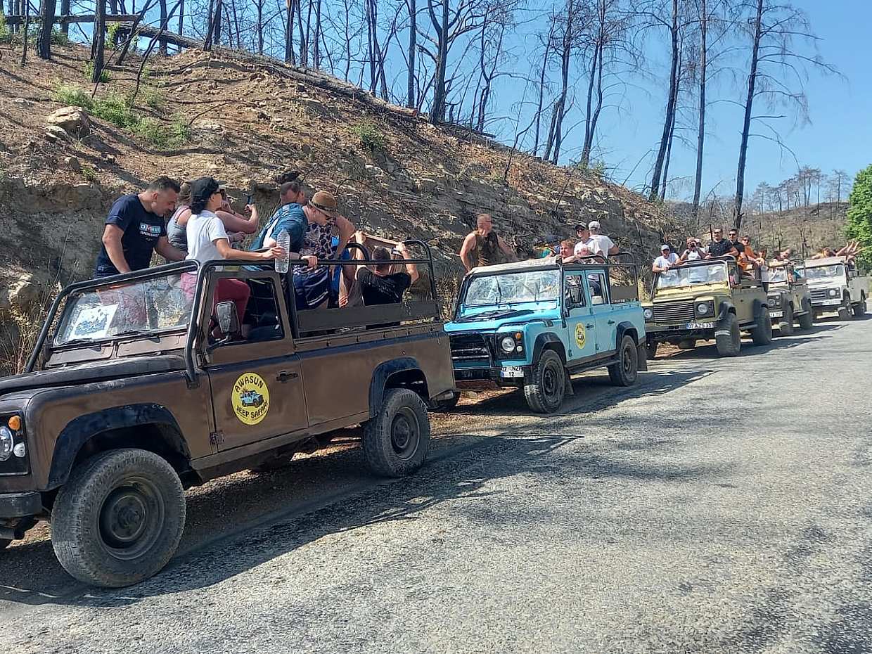 2 in 1 : Jeep Safari and Green Canyon Boat Tour from Side with Lunch in Turkey, Manavgat Small Waterfall, photo 4